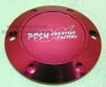 Clutch cover styling red