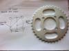 REAR SPROCKET 37T 42 CHAIN 50MM CENTER