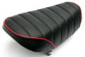 MONKEY RACE SEAT BLACK WITH RED TRIM LINE