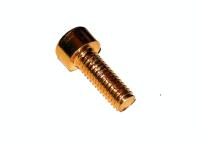 M6 X 16MM GULD ELOXERET ALU BOLT DIN 912