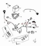 POS. 12 SKYTEAM DAX BATTERIHOLDER 2,4L MODEL