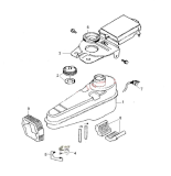 POS. 1 SKYTEAM DAX FUEL TANK 5,5L MODEL