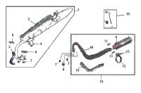 POS. 6 SKYTEAM DAX MUFFLER GASKET