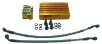 OILCOOLER KIT COMPLETE GOLD