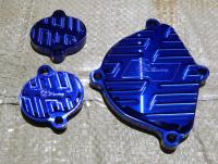 ENGINE COVER SET BLUE YX-KLX